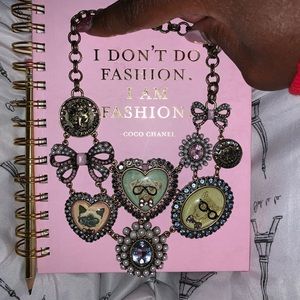 Rare find Betsey Johnson necklace .